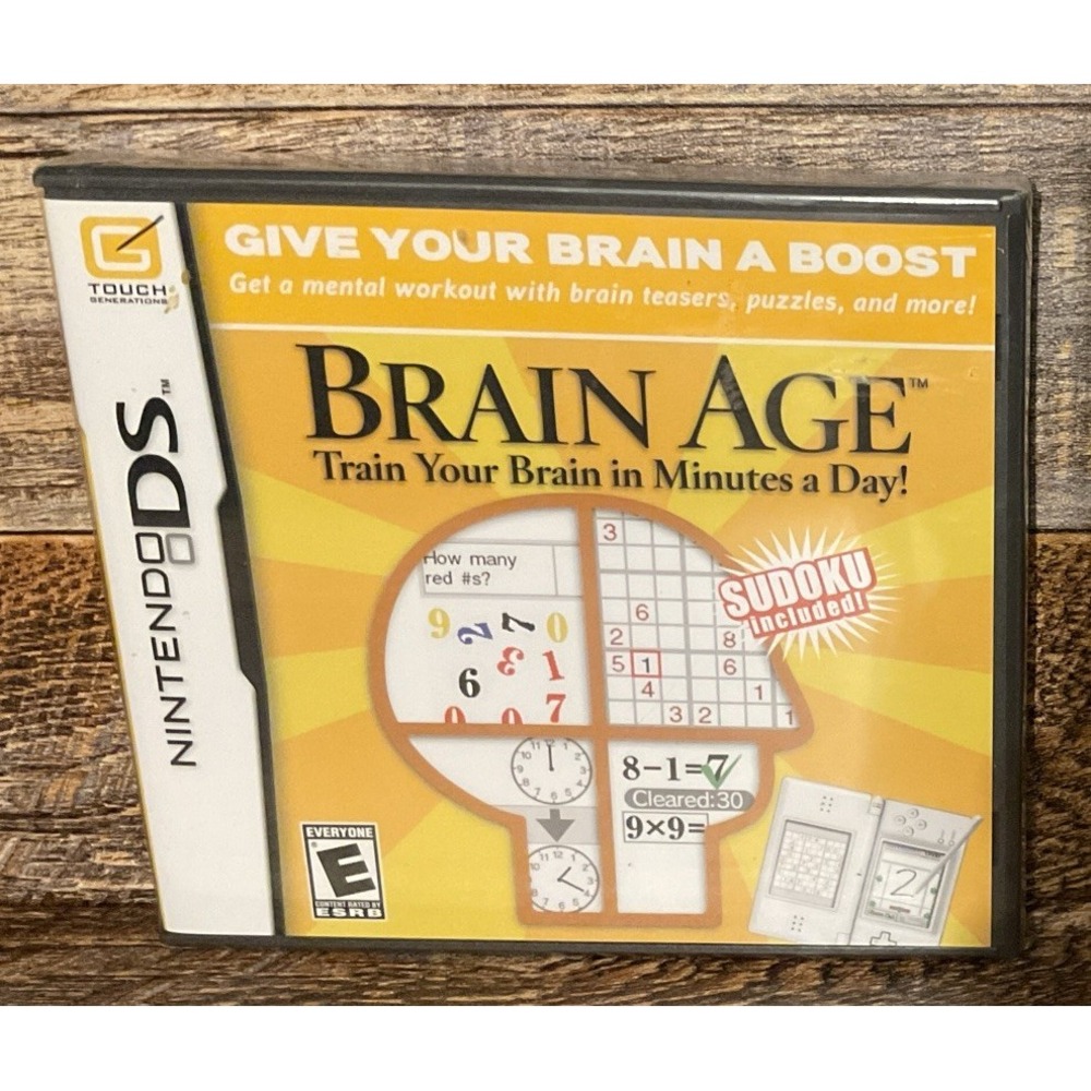 Brain Age: Train Your Brain in Minutes a Day (Nintendo DS, 2006) *NEW*